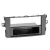 Radioblende TOYOTA Auris ab 2007-12 2DIN mit Fach dark grey metallic