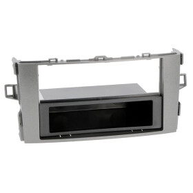 Radioblende TOYOTA Auris ab 2007-12 2DIN mit Fach grey...
