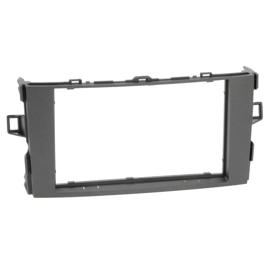 Radioblende TOYOTA Auris ab 2007-12 2DIN dark grey metallic
