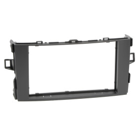 Radioblende TOYOTA Auris ab 2007-12 2DIN dark grey