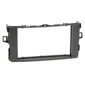 Radioblende TOYOTA Auris ab 2007-12 2DIN dark grey