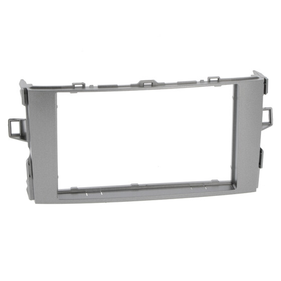 Radioblende TOYOTA Auris ab 2007-12 2DIN grey metalic