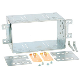 Radioblende KIA Sorento (XM) ab 2009-12 2DIN schwarz Installer Kit