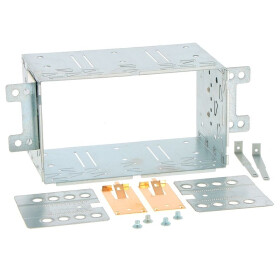 Radioblende KIA Sorento (XM) ab 2009-12 2DIN schwarz Installer Kit