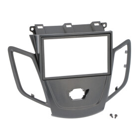 Radioblende FORD Fiesta ab 2008 2DIN grau metallic