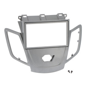 Radioblende FORD Fiesta ab 2008 2DIN graumetallic matt