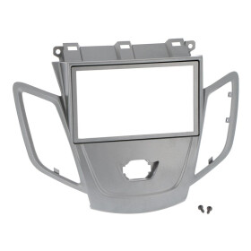Radioblende FORD Fiesta ab 2008 2DIN graumetallic matt