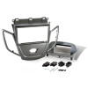 Radioblende FORD Fiesta ab 2008 2DIN graumetal Display grau