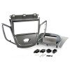 Radioblende FORD Fiesta ab 2008 2DIN graumetal Display grau