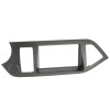 Radioblende KIA Picanto (TA) ab 2011 2DIN anthracite metallic