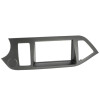 Radioblende KIA Picanto (TA) ab 2011 2DIN anthracite metallic