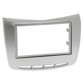 Radioblende LANCIA Delta (844) ab 2008-14 2DIN silber
