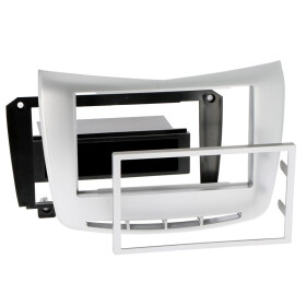 Radioblende LANCIA Delta (844) ab 2008-14 2DIN silber