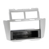 Radioblende TOYOTA YARIS 2007-11 2DIN mit Fach silber