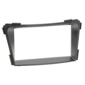 Radioblende HYUNDAI i40 ab 2011 2DIN schwarz ohne OEM Navi
