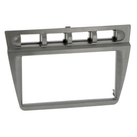 Radioblende KIA Picanto (BA) 2004-07 2DIN silber Installer Kit