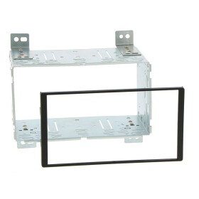 Radioblende KIA Carnival 2006-11 2DIN schwarz Installer Kit