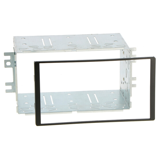 Radioblende KIA Sorento (BL) 2006-09 2DIN schwarz Installer Kit