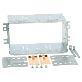 Radioblende KIA Sorento (BL) 2006-09 2DIN schwarz Installer Kit