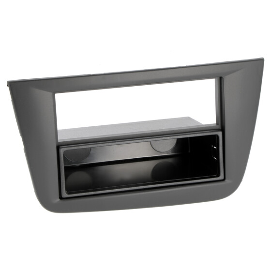 Radioblende SEAT Altea, Toledo ab 2004 2DIN mit Fach schwarz