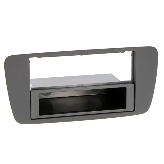 Radioblende SEAT Ibiza 2008-13 2DIN  Nitschwarz (AN1) mit schwarzem Fach