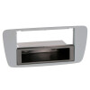 Radioblende SEAT Ibiza 2008-13 2DIN Conemaragrau (AS2) mit schwarzem Fach