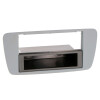 Radioblende SEAT Ibiza 2008-13 2DIN Conemaragrau (AS2) mit schwarzem Fach