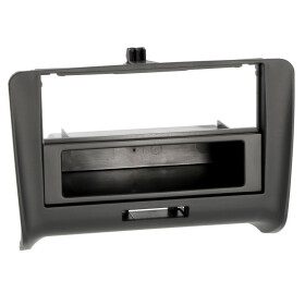 Radioblende AUDI TT (8J) ab 2006-14 2DIN mit Fach schwarz