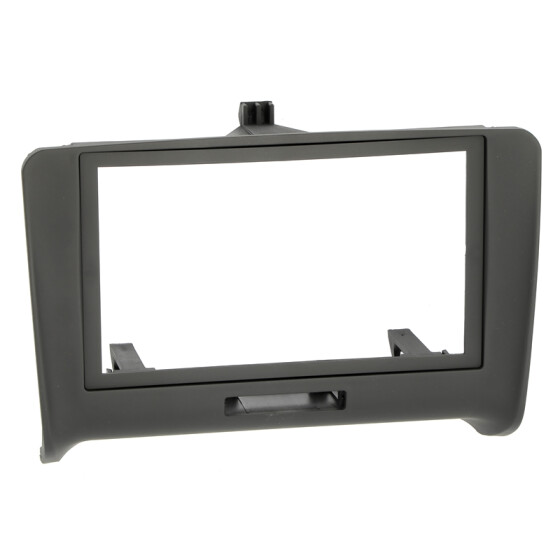Radioblende AUDI TT (8J) ab 2006-14 2DIN schwarz Soft Touch