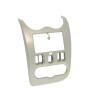 Radioblende DACIA Duster, Logan, Sandero ab 2011 2DIN silver shiny