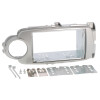 Radioblende TOYOTA Yaris (XP13) ab 2011-17  2DIN silber Installer Kit