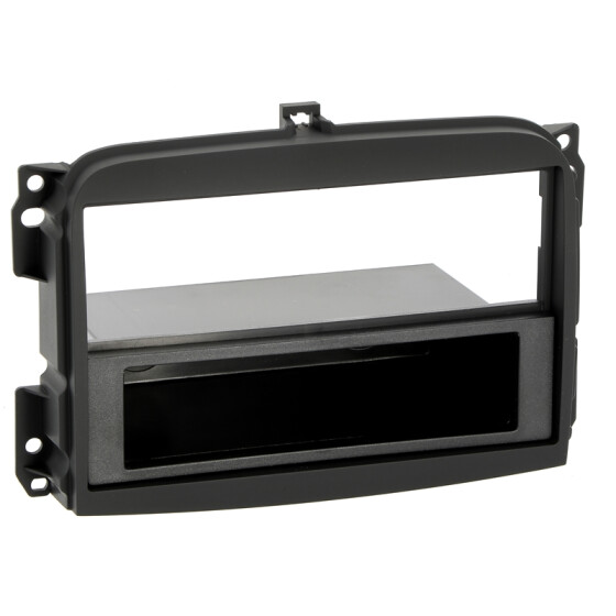 Radioblende FIAT 500 L ab 2012 2DIN mit Fach schwarz
