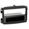 Radioblende FIAT 500 L ab 2012 2DIN mit Fach schwarz