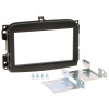 Radioblende FIAT 500 L ab 2012 2DIN schwarz Installer Kit
