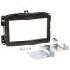 Radioblende FIAT 500 L ab 2012 2DIN schwarz Installer Kit