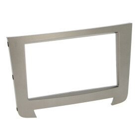 Radioblende SSANGYONG Rexton III ab 2013 2DIN silber Installer Kit