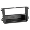 Radioblende SEAT SKODA VW 2DIN mit Fach schwarz Soft Touch