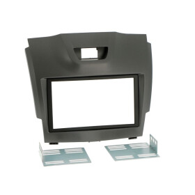 Radioblende ISUZU D-MAX ab 2012 2DIN dunkelgrau