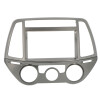Radioblenden MultiKit HYUNDAI i20 ab 2012 2DIN silber Klima man+auto