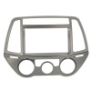 Radioblenden MultiKit HYUNDAI i20 ab 2012 2DIN silber Klima man+auto