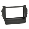 Radioblende HYUNDAI Santa Fe ab 09.2012 2DIN schwarz ohne OEM Navi