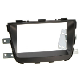 Radioblende KIA Sorento ab 2012 2DIN schwarz Installer Kit