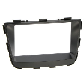 Radioblende KIA Sorento ab 2012 2DIN schwarz Installer Kit