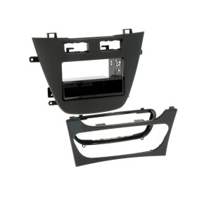 Radioblende OPEL Insignia ab 2008-13, BUICK Regal ab 09 2DIN schwarz