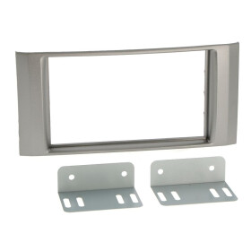 Radioblende ISUZU D MAX ab 2006-12 2DIN silber