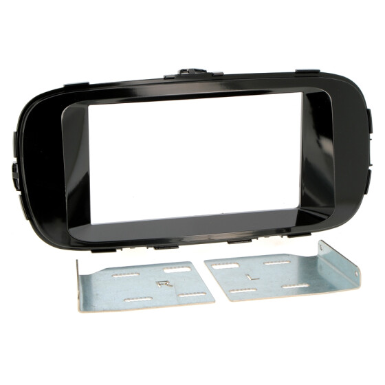 Radioblende KIA Soul ab 2014 2DIN piano black Installer kit
