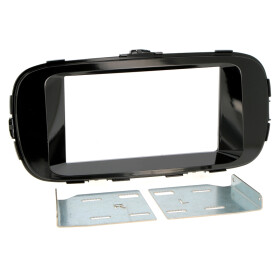 Radioblende KIA Soul ab 2014 2DIN piano black Installer kit