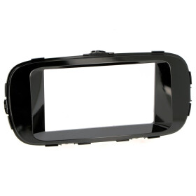 Radioblende KIA Soul ab 2014 2DIN piano black Installer kit