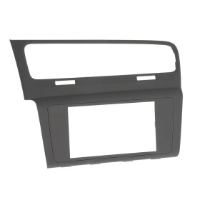 Radioblende VW Golf VII flach, schwarz Soft Touch