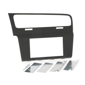 Radioblende VW Golf VII flach, schwarz Soft Touch